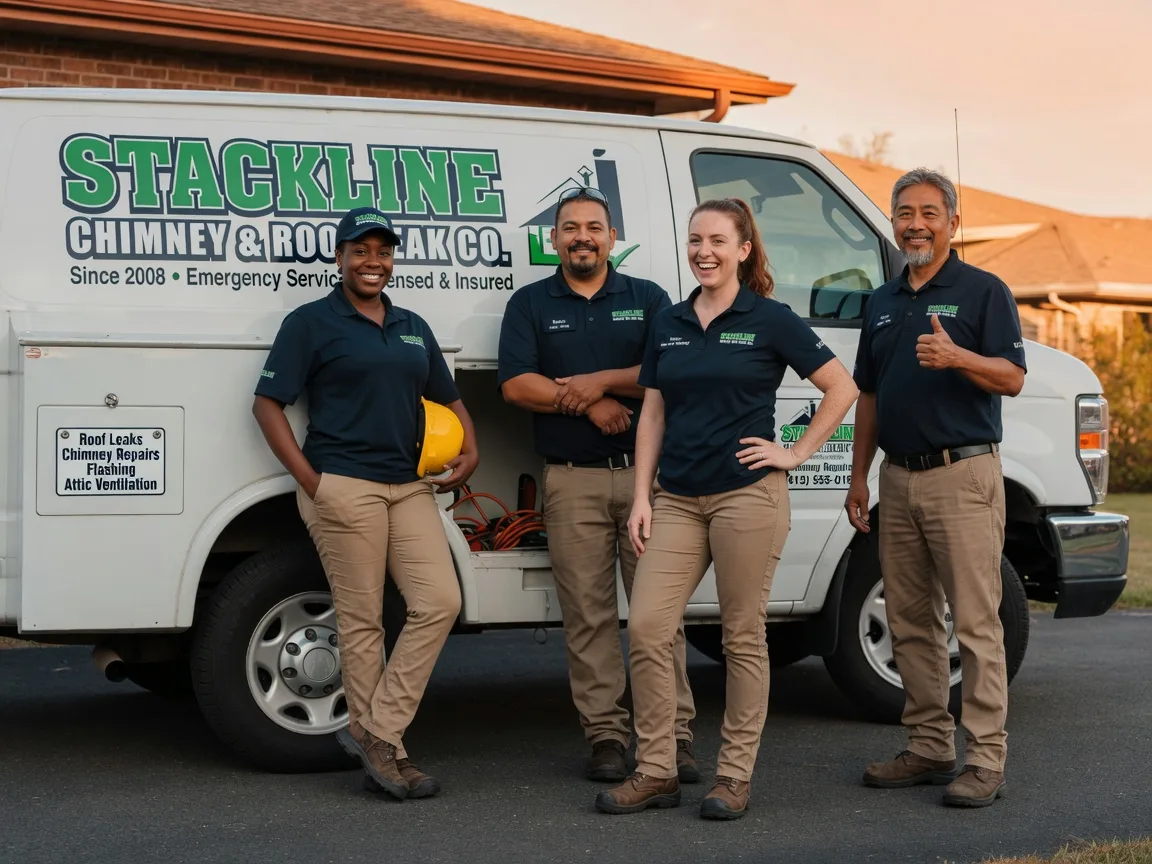 Chimney flashing repair company in Merrillville, IN